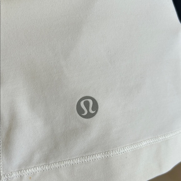 Lululemon White Mesh Tank. PTP: 14”. Best for size 4. See description. - Picture 3 of 4